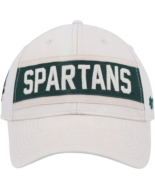 47 Brand Men's '47 Brand Cream Michigan State Spartans Crossroad Mvp  Adjustable Hat