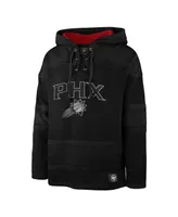 Men's '47 Brand Black Phoenix Suns 2022/23 Pregame Mvp Lacer Pullover Hoodie - City Edition