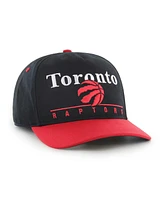 Men's '47 Brand Black, Red Toronto Raptors Super Hitch Adjustable Hat