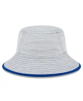 Men's New Era Gray Chicago Cubs Game Bucket Hat