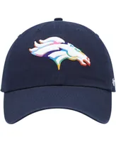 Men's '47 Brand Navy Denver Broncos Pride Clean Up Adjustable Hat