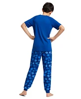 Child Boys 2-Piece Short Sleeve Pajama Set Kids Sleepwear PJs