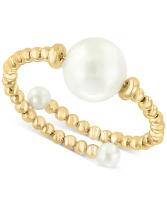 Effy Freshwater Pearl (3 - 8mm) Beaded Wrap Ring in 14k Gold