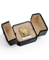 Jbw Men's Heist Platinum Series 18k Gold-plated Stainless Steel Watch, 47.5mm