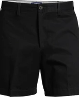 Lands' End Men's Comfort Waist 6" No Iron Chino Shorts