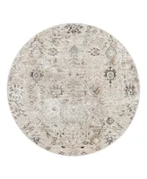 Livabliss Brunswick Bwk- 6'7" x 6'7" Round Area Rug