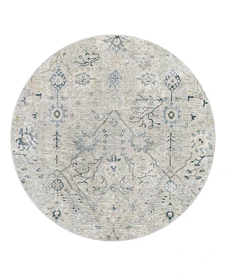 Livabliss Brunswick Bwk- 7'10" x 7'10" Round Area Rug