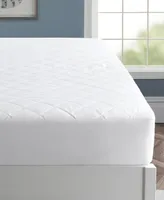 Unikome Breathable Cotton Square Quilted Fitted Mattress Pad