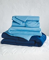 Home Design Lightweight Reversible Down Alternative Microfiber Comforter, King, Exclusively at Macy's