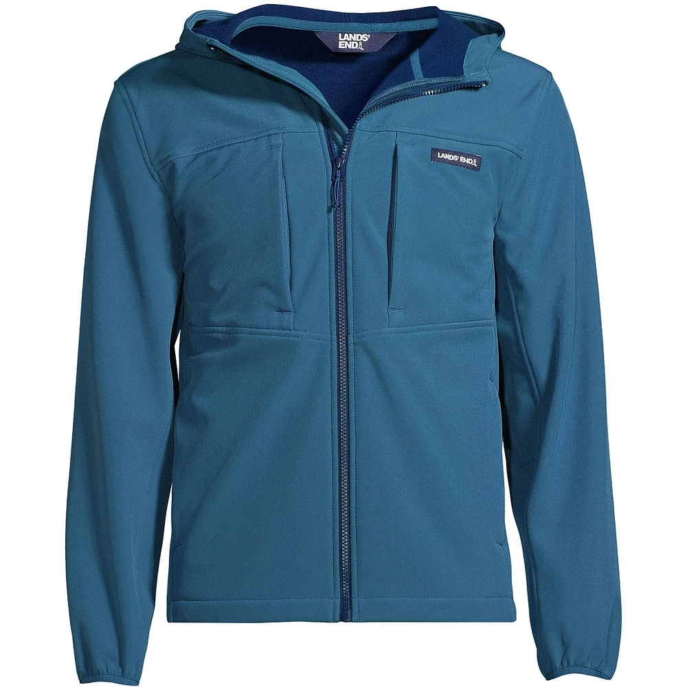 Lands' End Men's Softshell Stretch Fleece Jacket