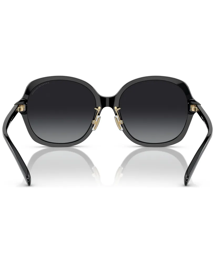 Coach Women's Polarized Low Bridge Fit Sunglasses, CH610