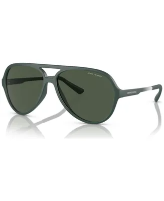 A|X Armani Exchange Men's Polarized Sunglasses, AX4133S