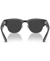Ray-Ban Unisex Polarized Sunglasses, Mega Clubmaster