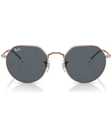 Ray-Ban Unisex Sunglasses, Jack Rose Gold-Tone