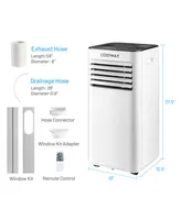 Costway Portable Air Conditioner 10000 Btu Evaporative Air Cooler Dehumidifier