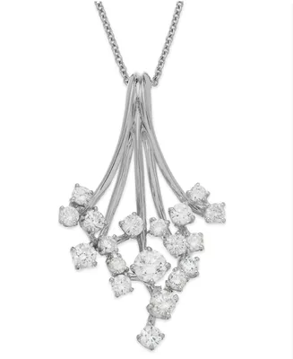 Classique by Effy Diamond Waterfall Pendant Necklace in 14k Gold or White Gold (3/4 ct. t.w.)