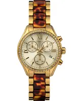 Timex Women's Quartz Analog Premium Dress Alloy Gold-Tone Watch 38mm - Gold