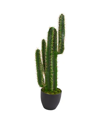 Nearly Natural 3' Cactus Artificial Plant