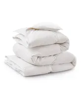 Unikome 360 Thread Count All Season Box Quilted White Goose Down and Feather Fiber Comforter