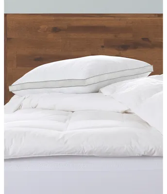 Soft Plush Luxurious 100% Cotton Mesh Gusseted Gel Fiber Stomach Sleeper Pillow
