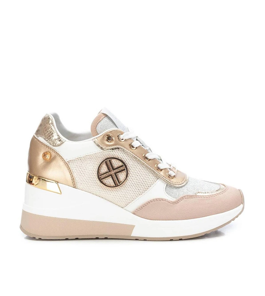 Xti Women's Wedge Sneakers Gold