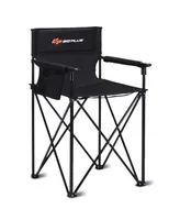 Costway Portable 38'' Oversized High Outdoor Beach Chair