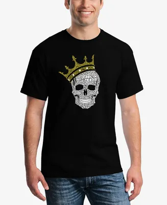 La Pop Art Men's Word Brooklyn Crown Short Sleeve T-shirt
