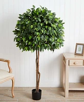 Nearly Natural 5.5' Ficus Artificial Tree