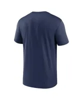 Men's Nike Navy Milwaukee Brewers New Legend Logo T-shirt