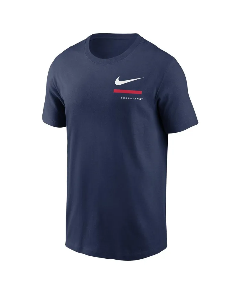 Men's Nike Navy Cleveland Guardians Over the Shoulder T-shirt