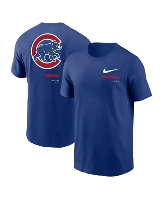 Men's Nike Royal Chicago Cubs Over the Shoulder T-shirt