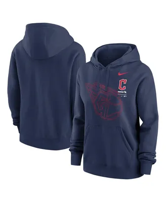Atlanta Braves Nike Women's Authentic Collection Pregame Performance  Pullover Hoodie - Navy