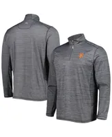 Men's Tommy Bahama Gray San Francisco Giants Delray IslandZone Half-Zip Top