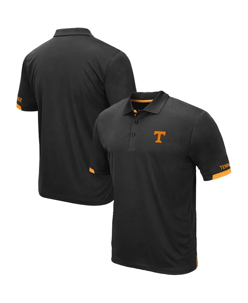 Men's Colosseum Black Tennessee Volunteers Big and Tall Santry Polo Shirt