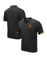 Men's Colosseum Black Tennessee Volunteers Big and Tall Santry Polo Shirt