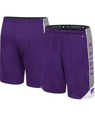 Men's Colosseum Purple Kansas State Wildcats Haller Shorts