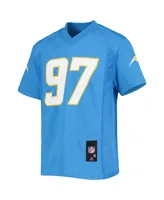 Big Boys and Girls Joey Bosa Powder Blue Los Angeles Chargers Replica Player Jersey