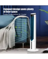 Costway 3-In-1 Evaporative Air Cooler 41'' Portable Tower Fan Humidifier
