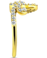 Giani Bernini Cubic Zirconia Love Script Toe Ring, Created for Macy's