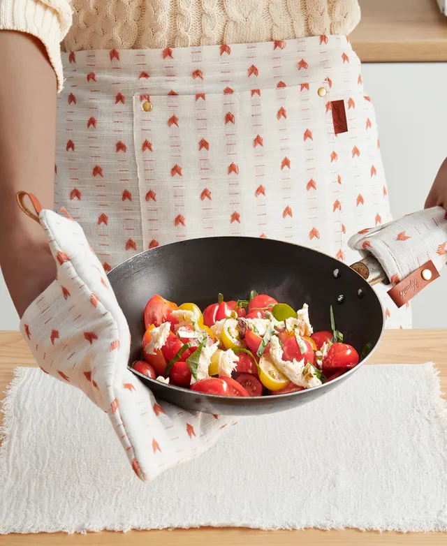 B. Smith 6-Piece Kitchen Set - 1 Half-Apron, 2 Mini Mitts, 1 Pot Mitt, 2 Pot  Handle Holders