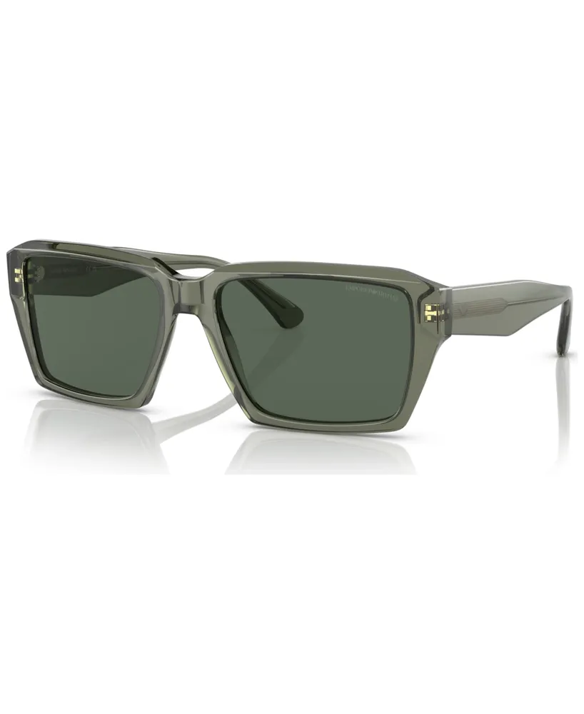 Emporio Armani Men's Low Bridge Fit Sunglasses, EA4186F