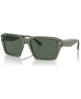 Emporio Armani Men's Low Bridge Fit Sunglasses, EA4186F