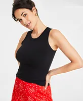 On 34th Women's Ribbed High-Neck Tank Top, Xxs-4X