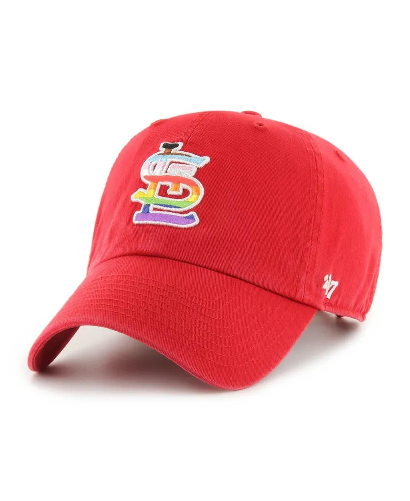 Men's '47 Brand Red St. Louis Cardinals Team Pride Clean Up Adjustable Hat