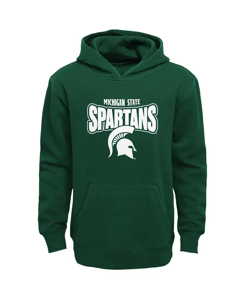 Preschool Boys and Girls Green Michigan State Spartans Draft Pick Pullover Hoodie