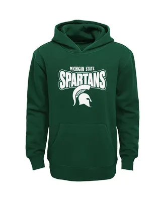 Preschool Boys and Girls Green Michigan State Spartans Draft Pick Pullover Hoodie
