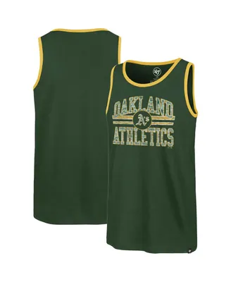Men's '47 Brand Green Oakland Athletics Winger Franklin Tank Top