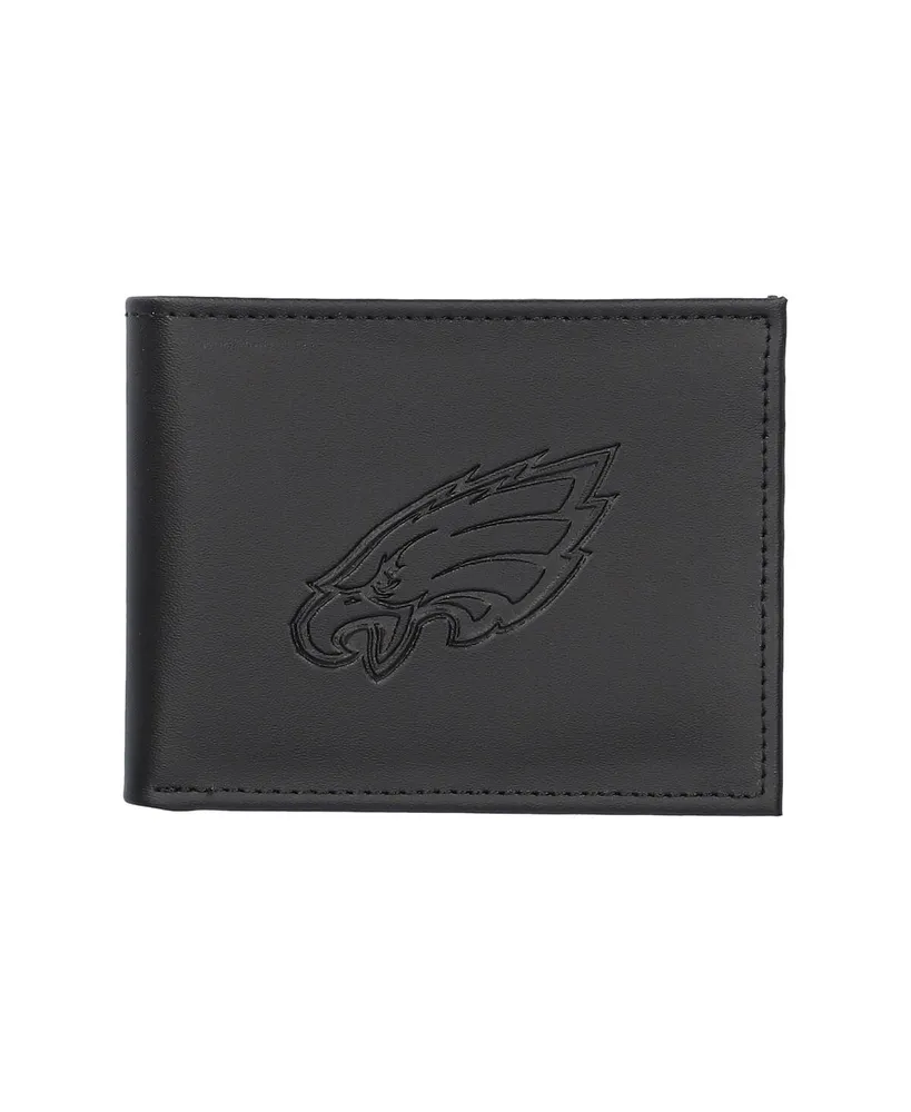 Men's Black Philadelphia Eagles Hybrid Bi-Fold Wallet