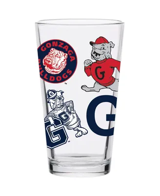 Gonzaga Bulldogs 16 Oz Medley Vintage-Inspired Pint Glass