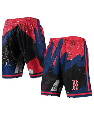 Men's Mitchell & Ness Red Boston Sox Hyper Hoops Shorts